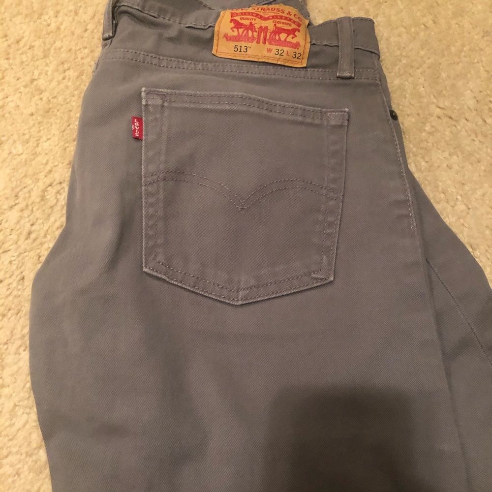 Mens Pants - Levi's - Gray - 32/32